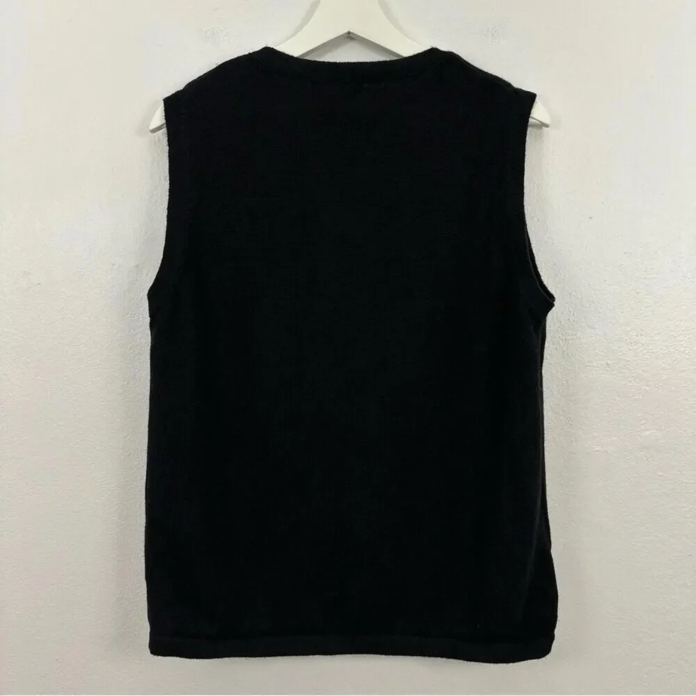 SML Design Women’s Holiday Cardinal Button Down Sweater Vest Size M ...